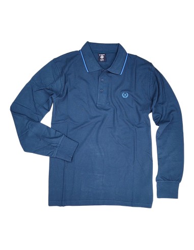 Polo Caldo Cotone | Cobalto | Dalla 3XL alla 9XL